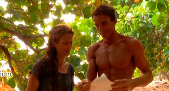 Hugo Sierra y Elena Rodríguez en Supervivientes