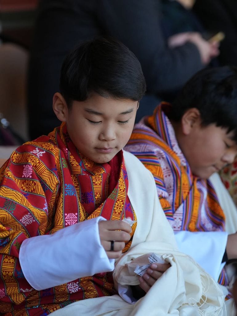 El príncipe heredero de Bután