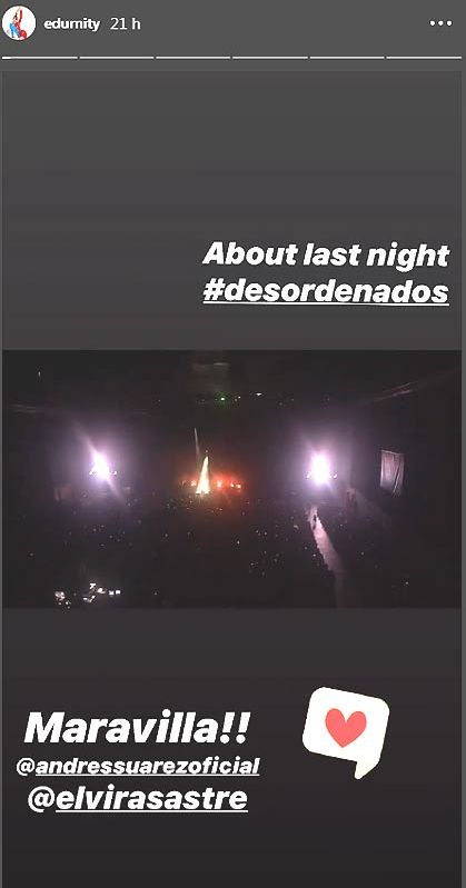 Edurne disfruta de una noche de música y poesía con sabor mexicano