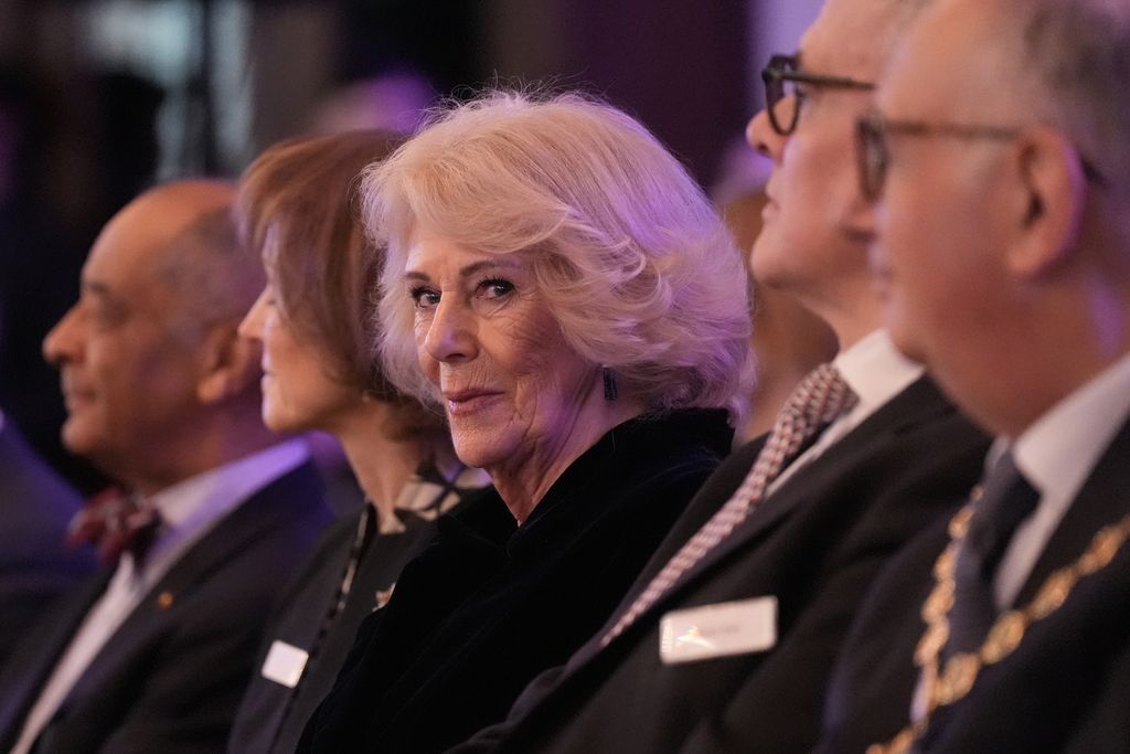 La reina Camilla visita el Sinfonia Smith Square Hall en Londres, el 19 de febrero de 2026