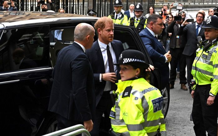 El príncipe Harry en el Tribunal Superior de Londres