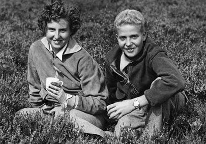 Rey Juan Carlos e infanta Pilar