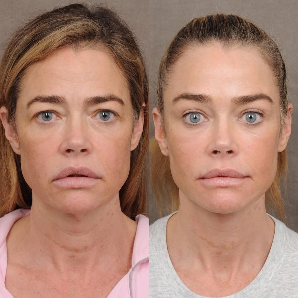 El antes y el después de Denise Richards tras su última cirugía