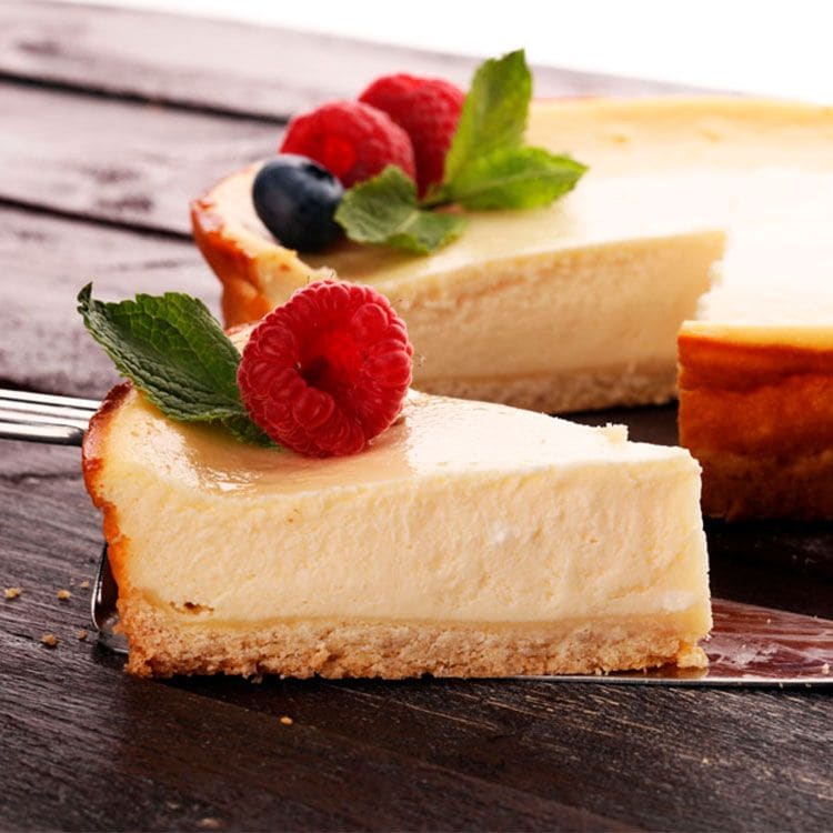 Tarta de queso con base de galleta