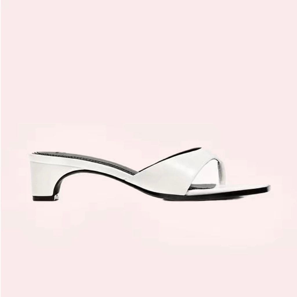 Sandalia tacón mule de Bershka