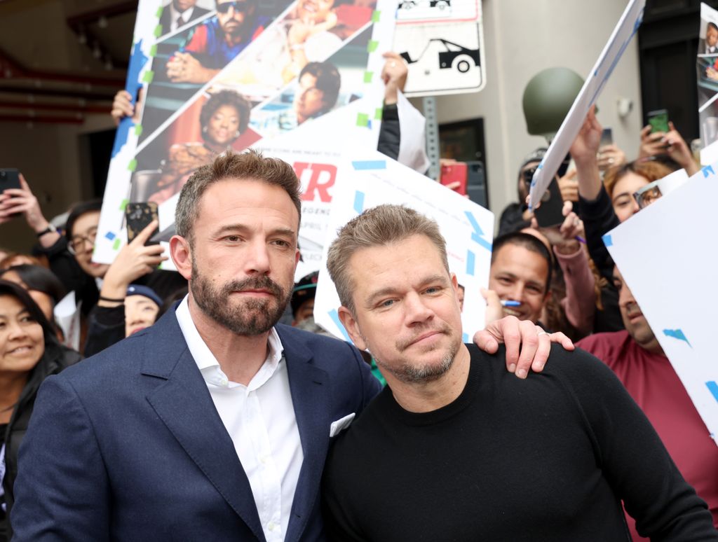 Ben Affleck y Matt Damon en el estreno de 'Air' en Austin en marzo de 2023