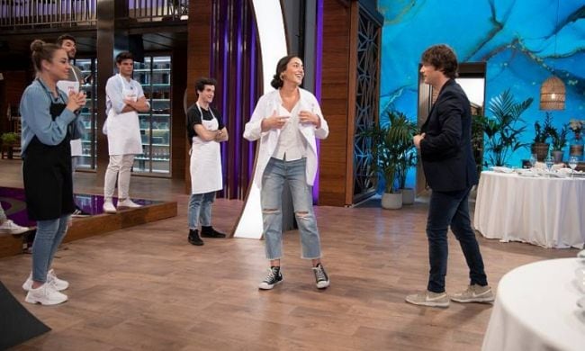 Ana, Andy, Iván, Alberto y Luna, en MasterChef