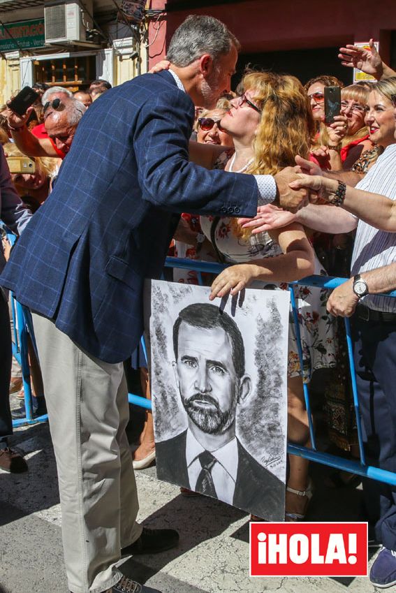 Los reyes Felipe y Letizia en Orihuela
