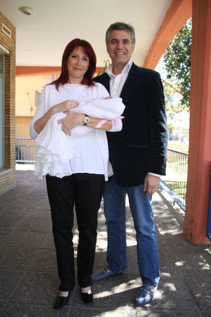 Agustín junto a su mujer Susana Abad