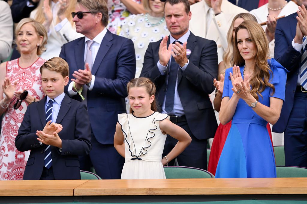 Familia real británica en Wimbledon 2025
