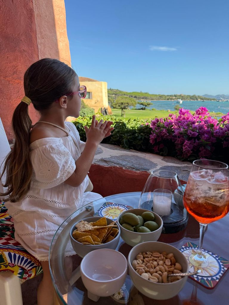 Blu Jerusalema disfrutó de un entrañable momento con su mamá.