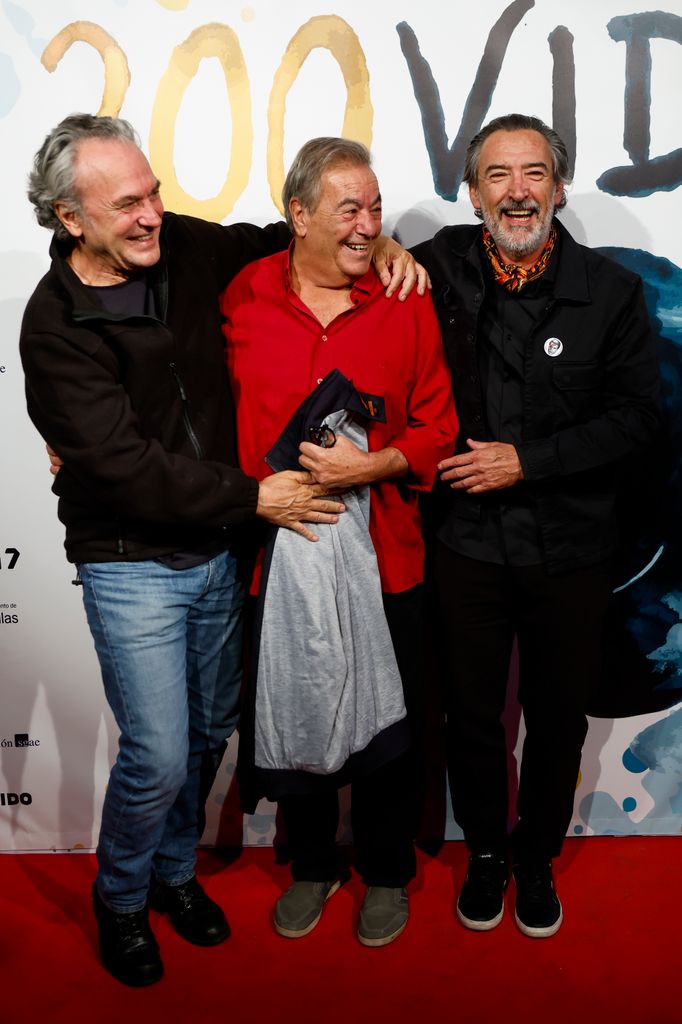 José Coronado y Ginés García Millán se han convertido en el gran apoyo de Benito Rabal en el documental que rinde homenaje a su padre