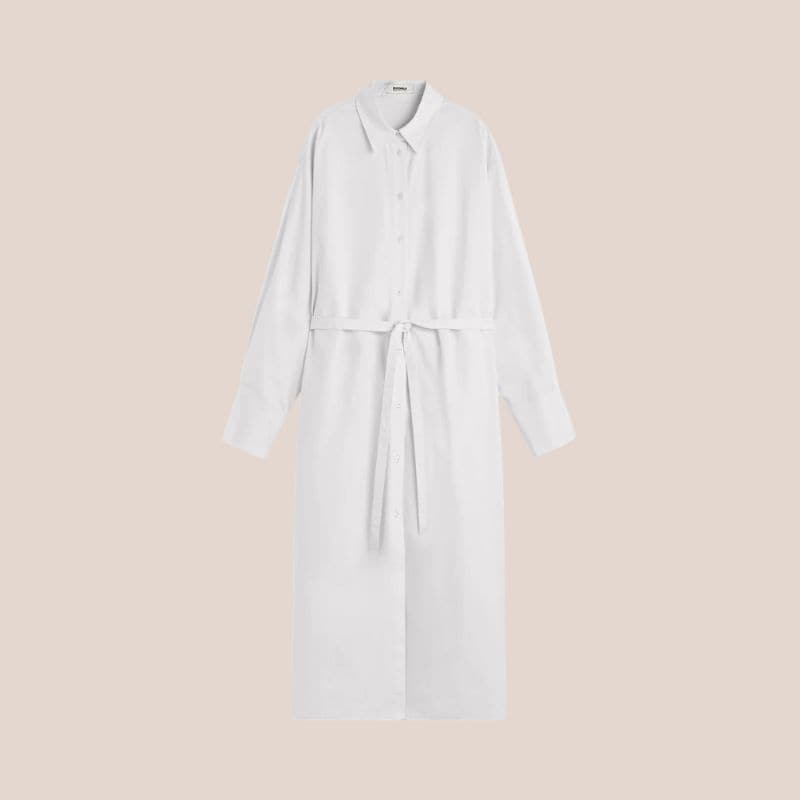 vestido blanco camisero