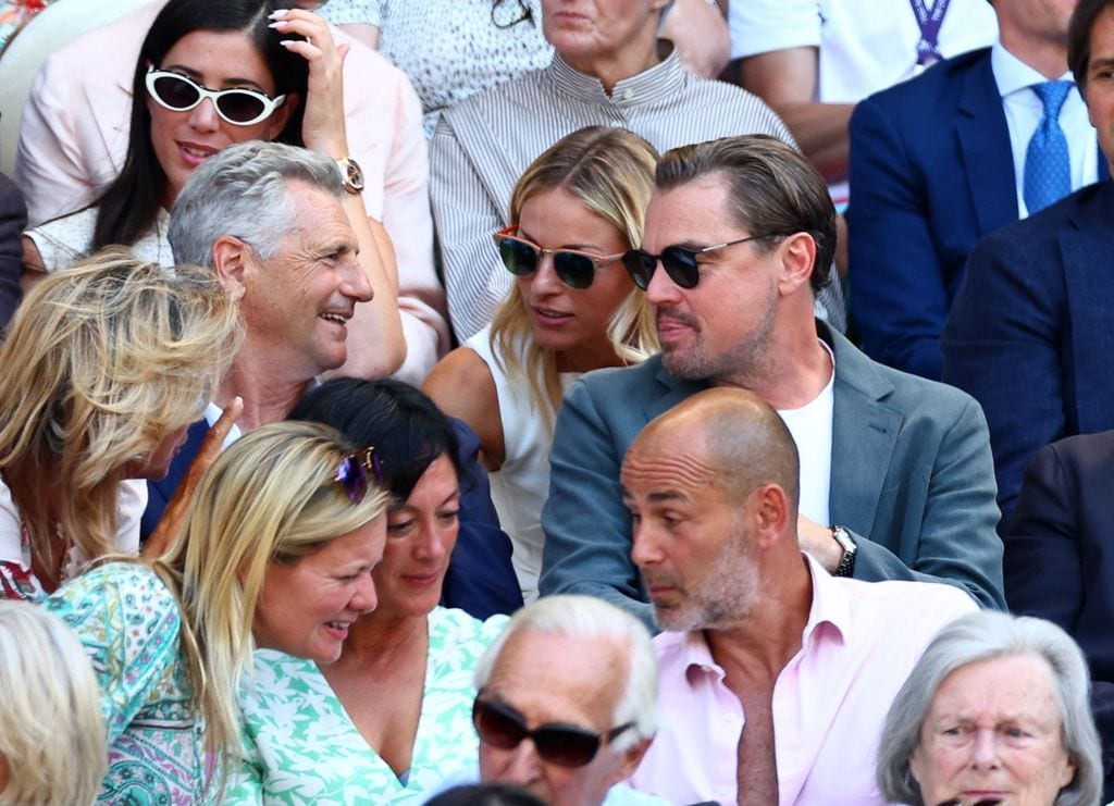 Leonardo Dicaprio en Wimbledon