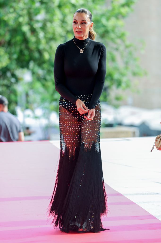 Mar Flores en la premiere de 'Berlin y la dama del Armiño' en Sevilla.