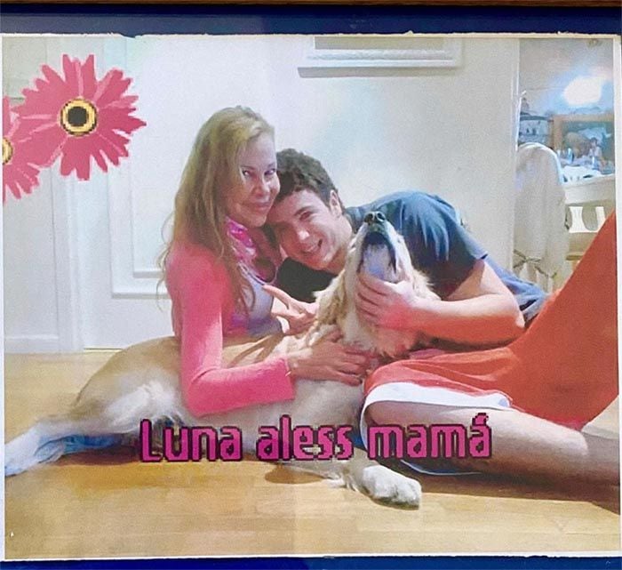 Ana Obregón llora la muerte de Luna, la fiel mascota de su hijo Álex Lequio