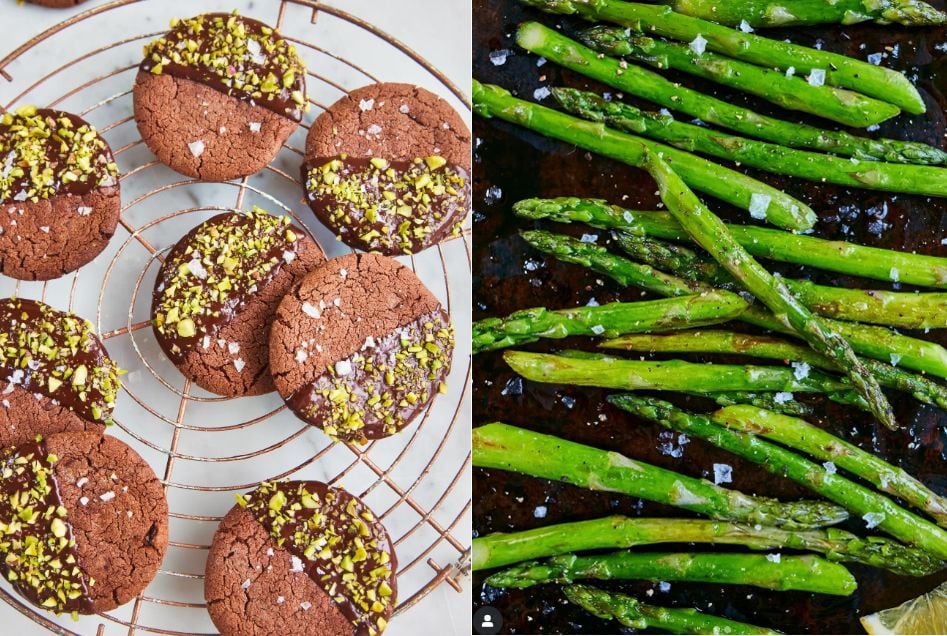 Aunque la asociamos sobre todo a la carne, la sal en escamas realzan el sabor de otros muchos alimentos y recetas, caso de las verduras asadas o el chocolate