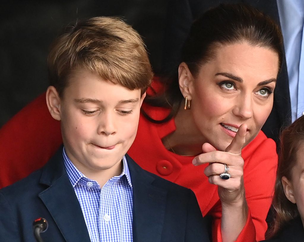 Kate Middleton y el príncipe George, en una imagen de archivo