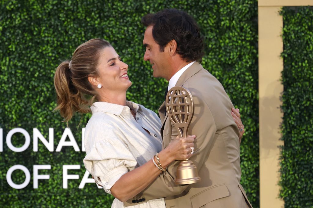 Roger Federer y su mujer, Mirka Federer