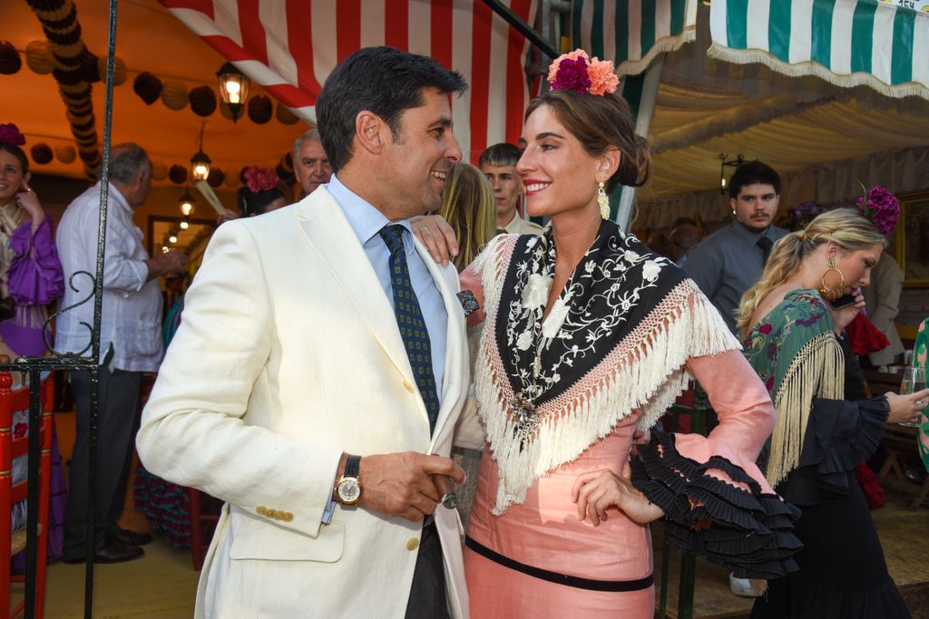 Lourdes Montes y Fran Rivera, en la feria