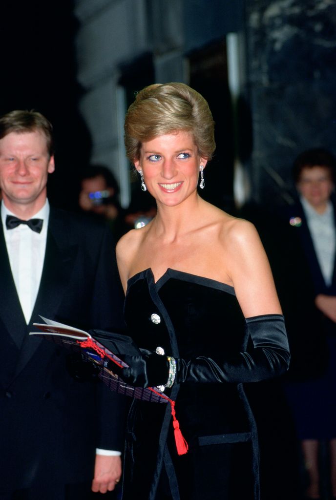 La princesa Diana de Gales en Londres, 1989.
