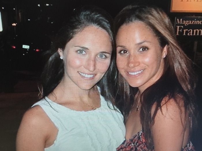 Meghan Markle y su sobrina en una fiesta 