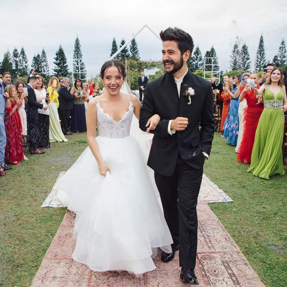 Camilo and girlfriend Evaluna are married