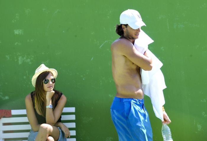 Jessica Bueno con Feliciano López