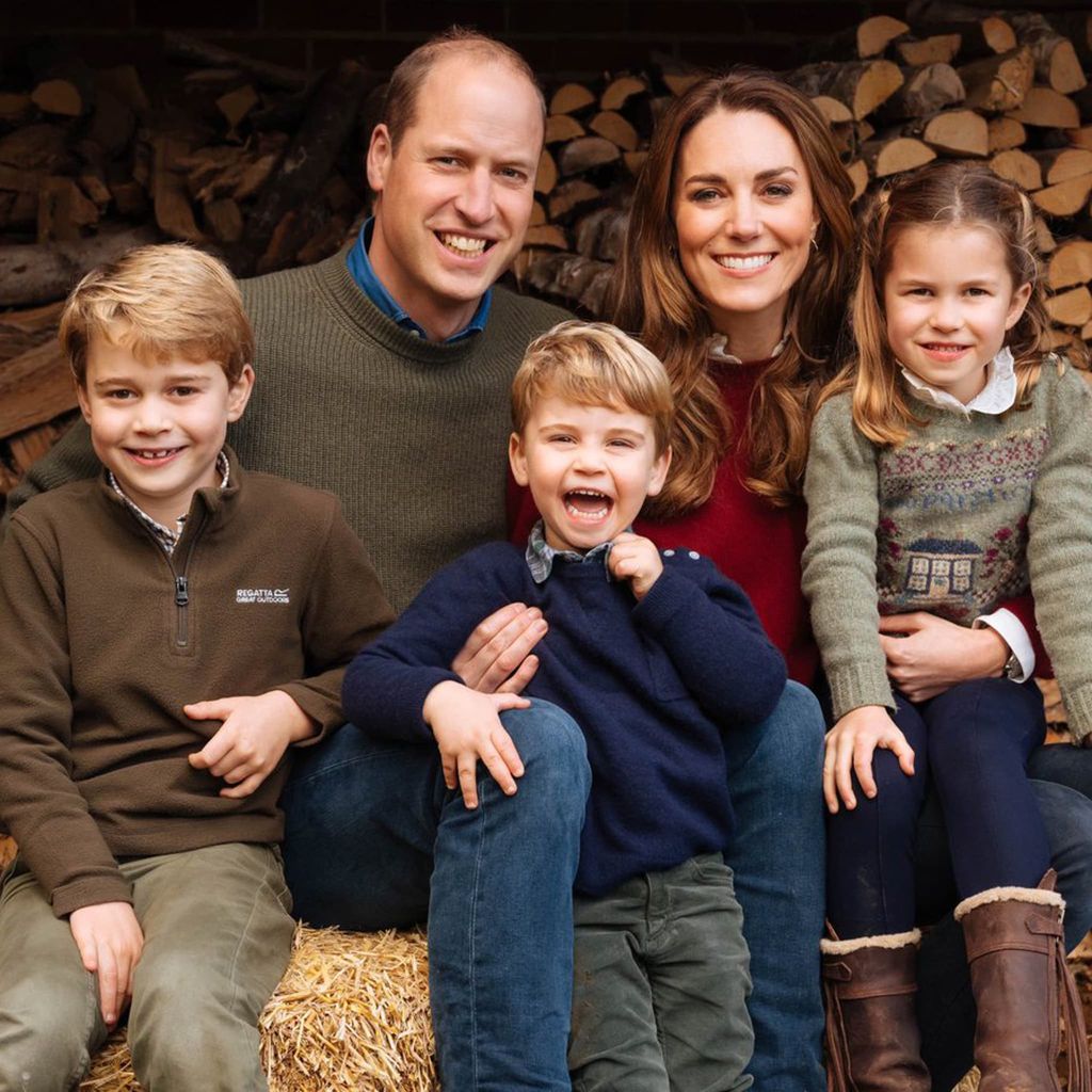 kate middleton and prince william officially release christmas card