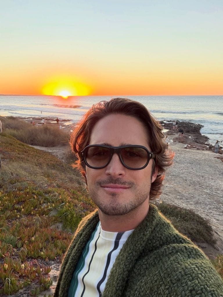 Diego Boneta en su escapada por Uruguay