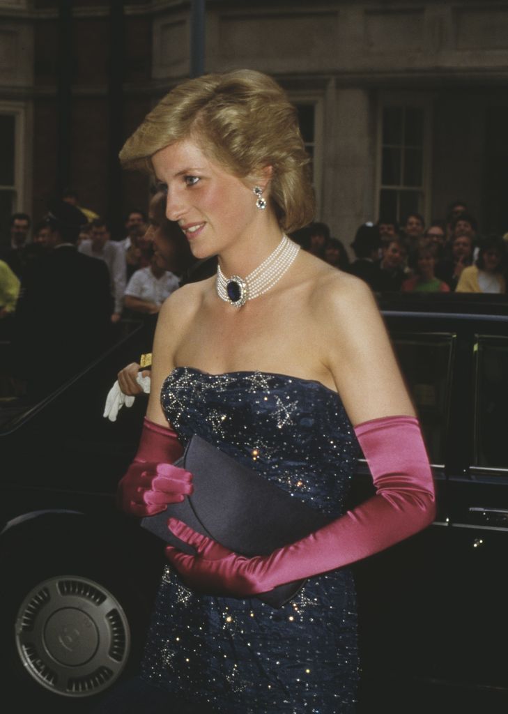 La princesa Diana de Gales en Londres, 1986.