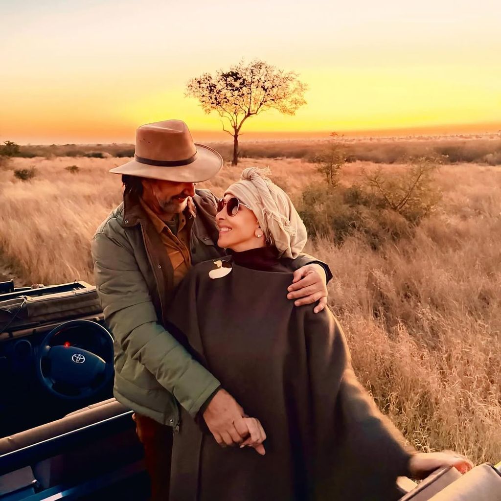 Marco Antonio Solís y Cristy celebraron 32 años de matrimonio en África