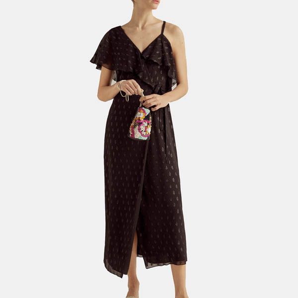 vestido asimetrico pedro del hierro