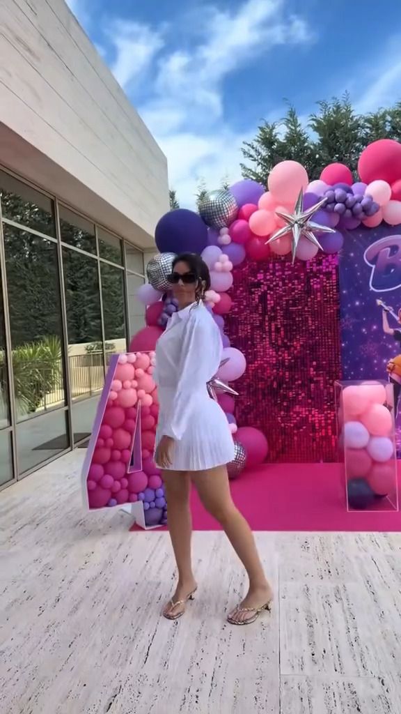 Georgina Rodríguez decoró su patió al estilo 'Las Guerreras de K-Pop' para la fiesta de Bella Esmeralda