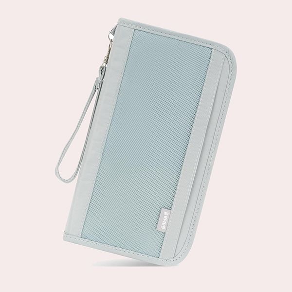 Portadocumentos de Viaje Cartera de Pasaporte Familiar con RFID