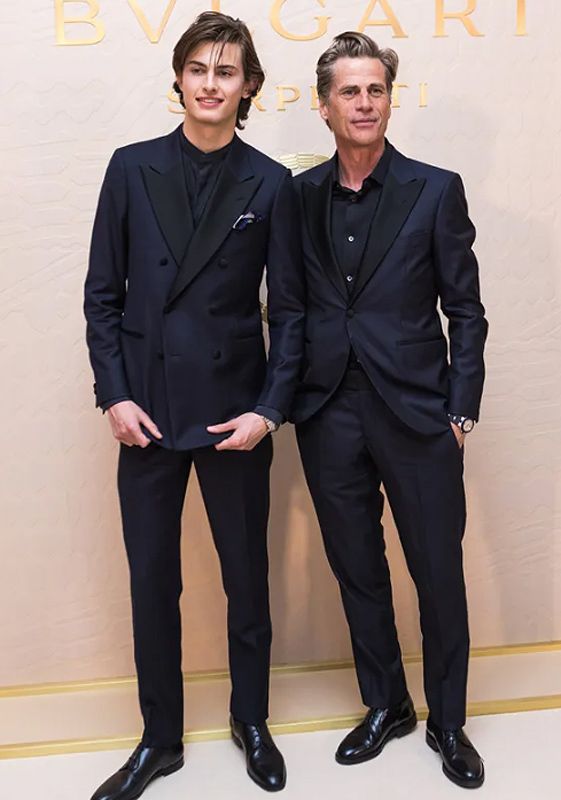 Mark Vanderloo y su hijo