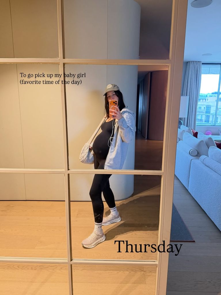 Los looks premamá de Isabelle Junot en invierno