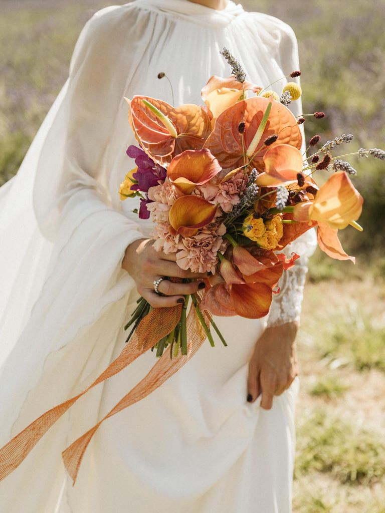Ramos de novia protagonistas con colores