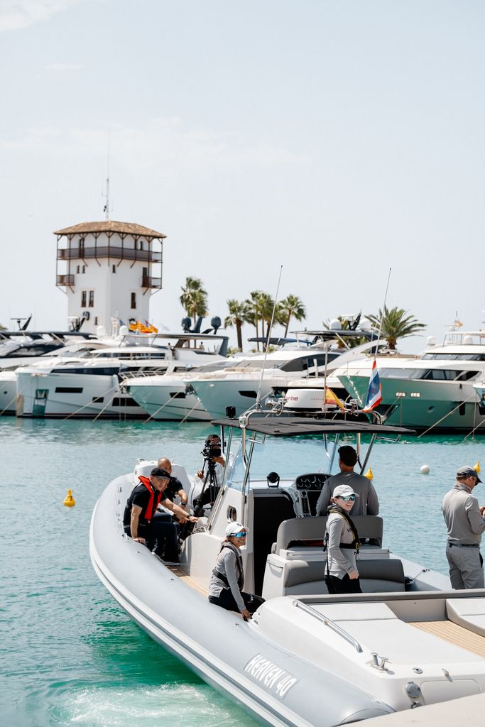 Suthida de Tailandia participando en la Puerto Portals 52 SUPER SERIES Sailing Week