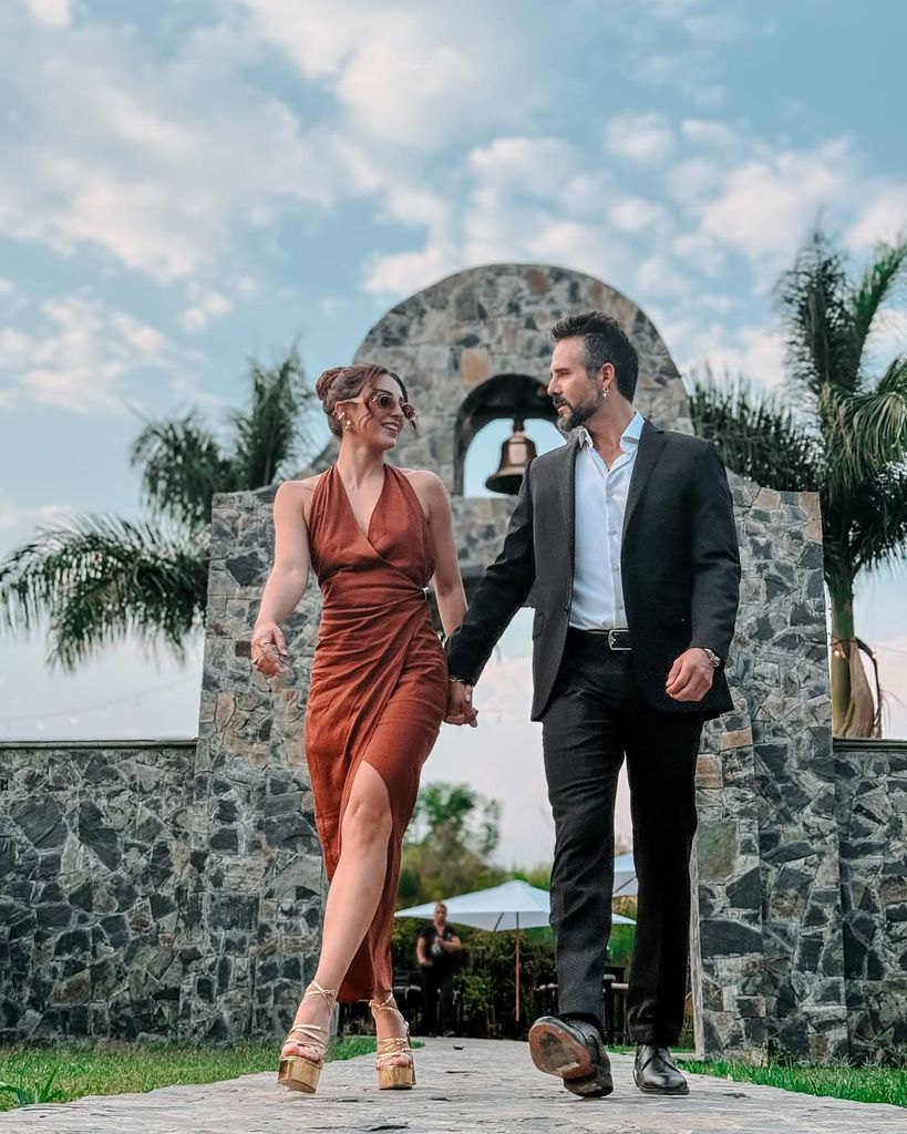 José Ron y Lizy Martínez confirmaron su relación desde una boda en Cuernavaca, Morelos, México