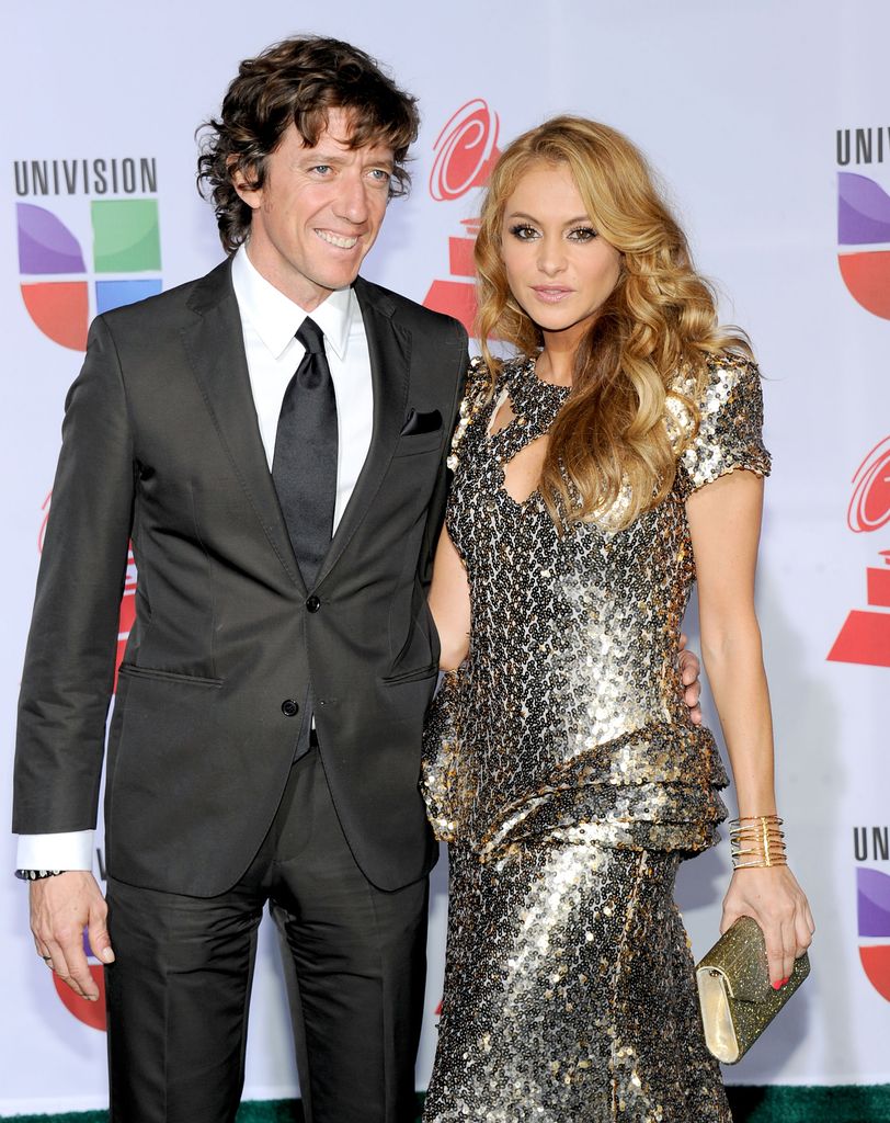 Colate y Paulina Rubio, cuando estaban juntos en 2011