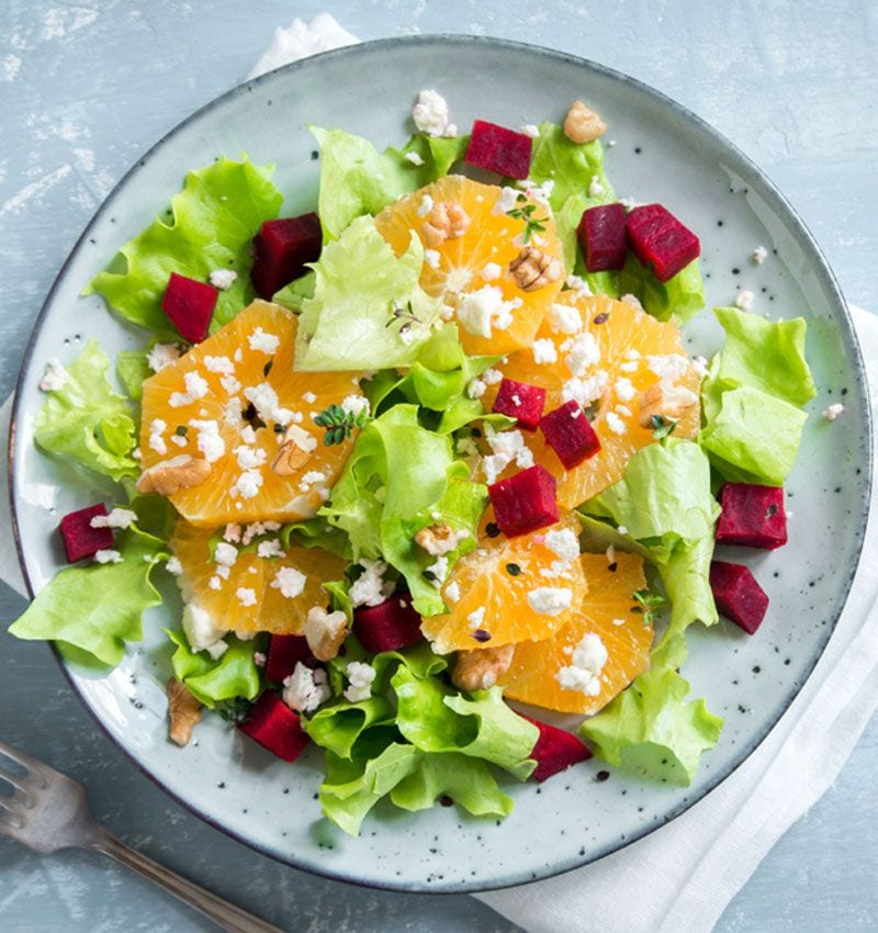 ensalada naranjas
