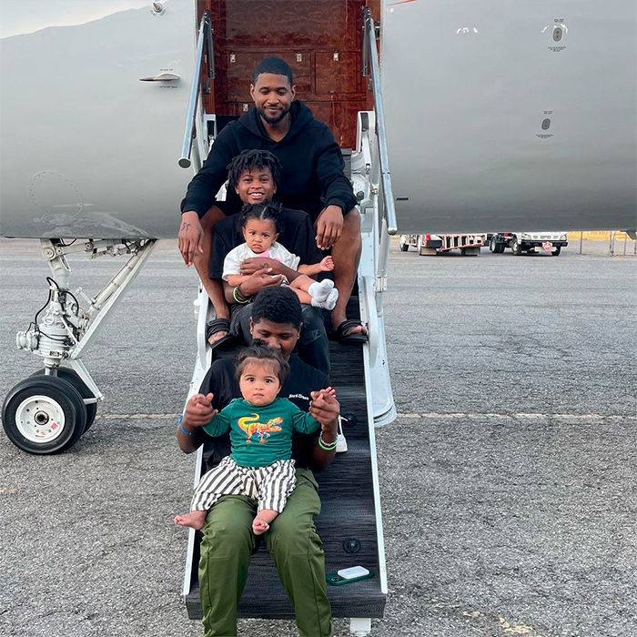 Usher tiene cuatro hijos