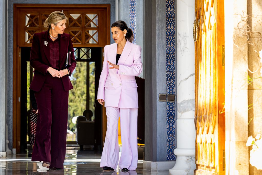 La reina Máxima de Holanda y la princesa Lalla Meryem de Marruecos en Rabat en 2023