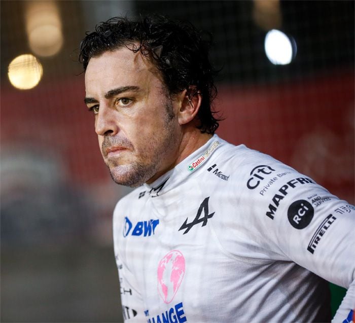 El piloto asturiano en Singapur