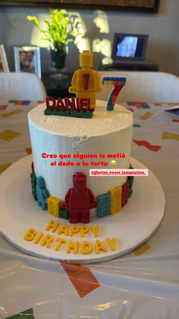 Daniel Alejandro cumplió siete años y lo celebró con una fiesta en casa