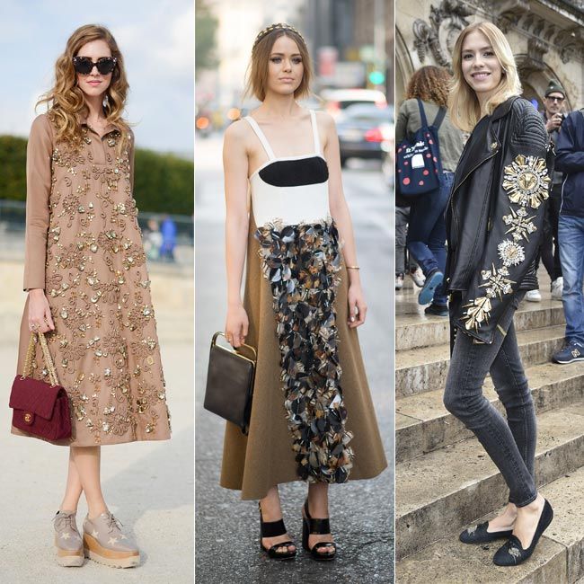 Baroque chic: street style