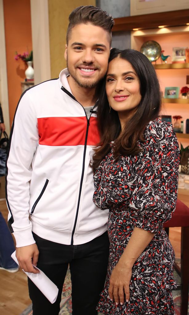 William Valdés y Salma Hayek