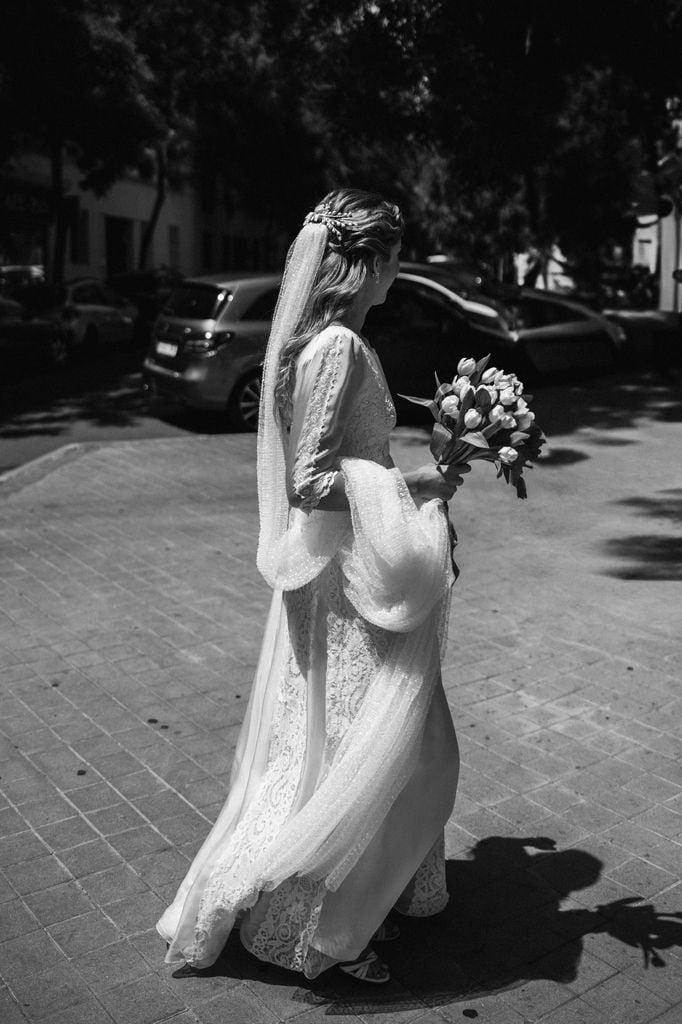 Boda viral en Madrid vestido de novia Ladrón de Guevara