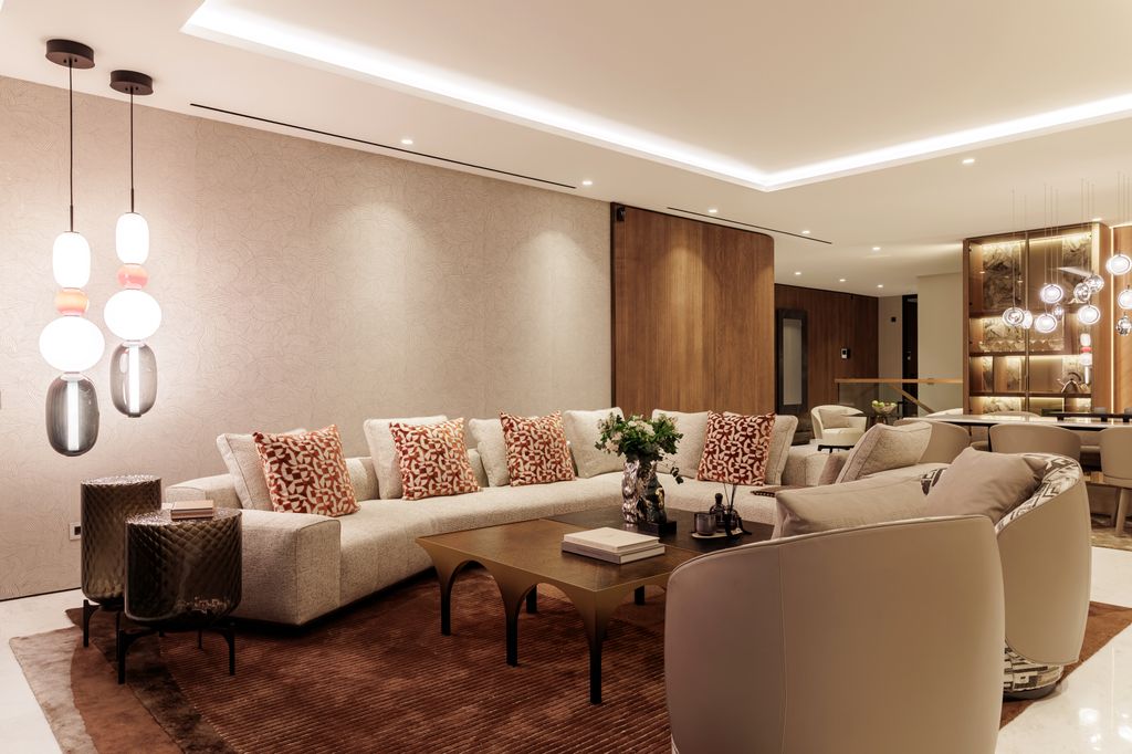 Salón con asientos en forma de semicírculo